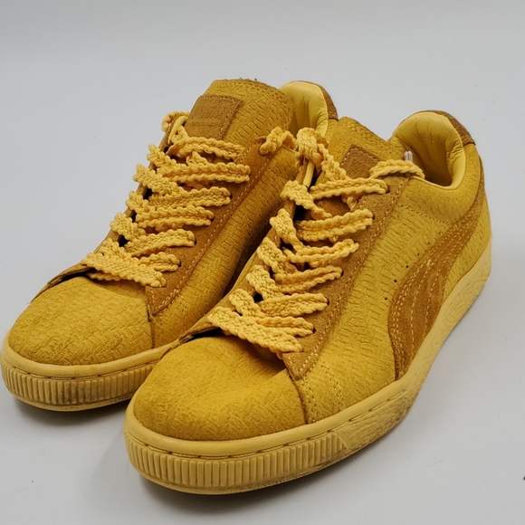 puma mustard shoes